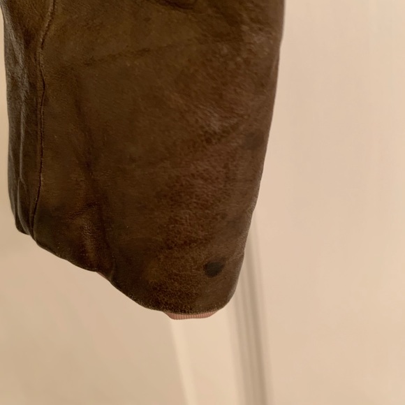 Eryn Brinie Leather Moto Jacket SZ M - Picture 8 of 8